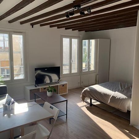 Studio Lumineux, Refait A Neuf, Metro Jourdain Paříž Exteriér fotografie