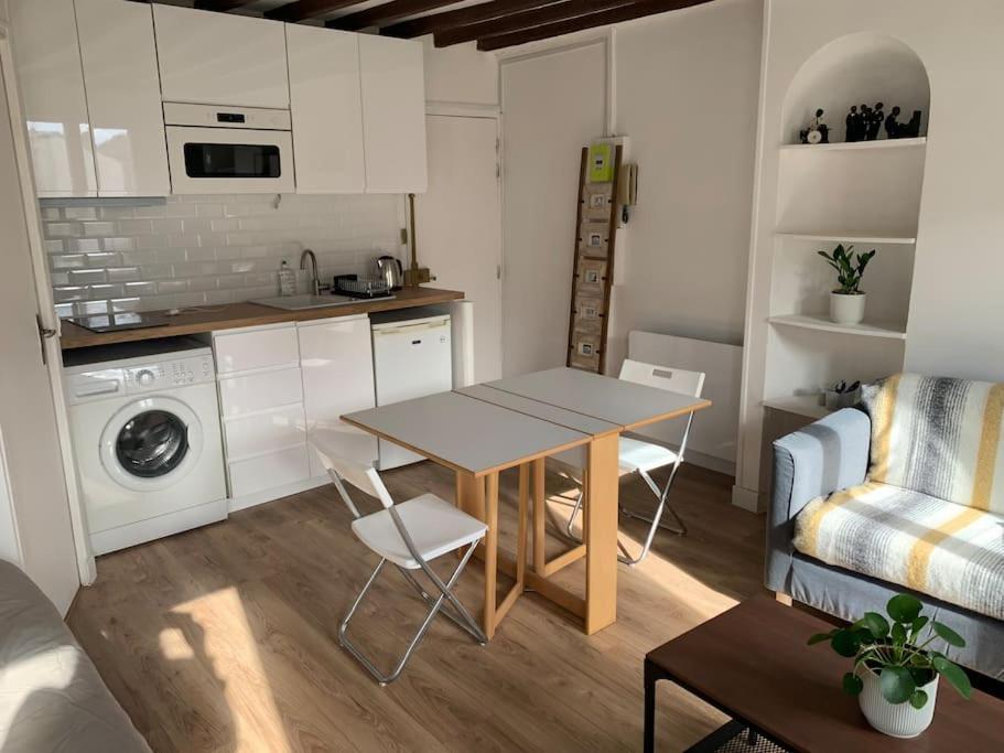 Studio Lumineux, Refait A Neuf, Metro Jourdain Paříž Exteriér fotografie